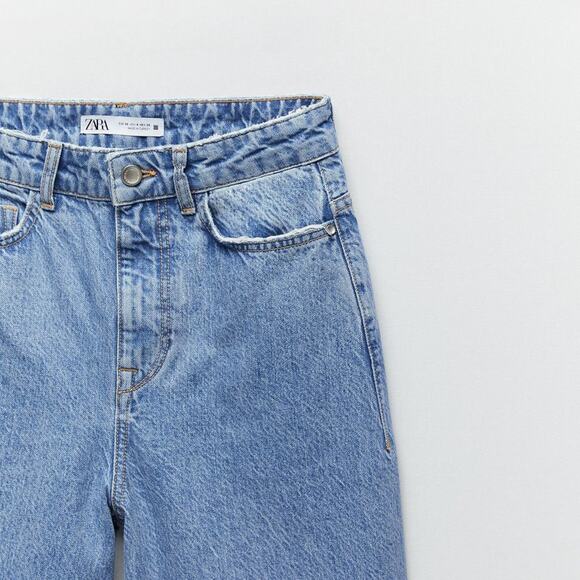 NEW ZARA BAGGY WIDE LEG JEANS - Picture 5 of 10